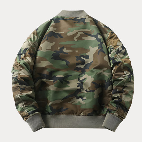 Camouflage Bomber Jacket